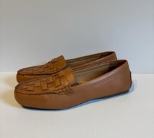 Dune Tan Brown Leather Loafers