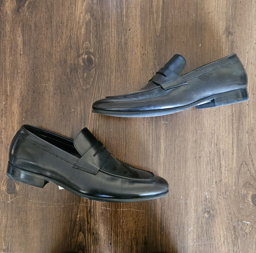 Dune black leather men - black,