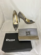 Womens Dune Breanna Gold Lurex