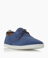 Dune London Mens Blue Suede