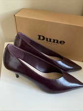 Dune Burgundy Heeled Court