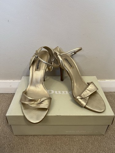 Dune gold strappy - dune,
