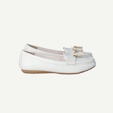 Dune London Womens White Flat