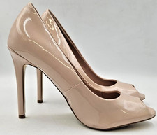 Dune London Nude Patent Heels