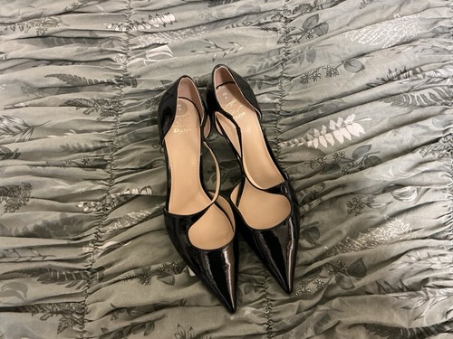 Dune black cross strap heels - black,